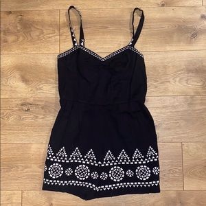 Anthro Black & White Romper!